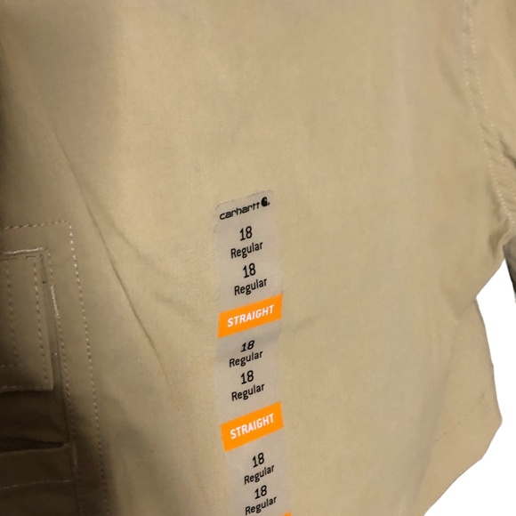 Carhartt Women's FORCE MADDEN Straight Fit Cargo Shorts Size 18 Regular - Picture 3 of 6